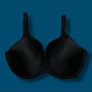Wacoal black scalloped edge bra size 36 G
